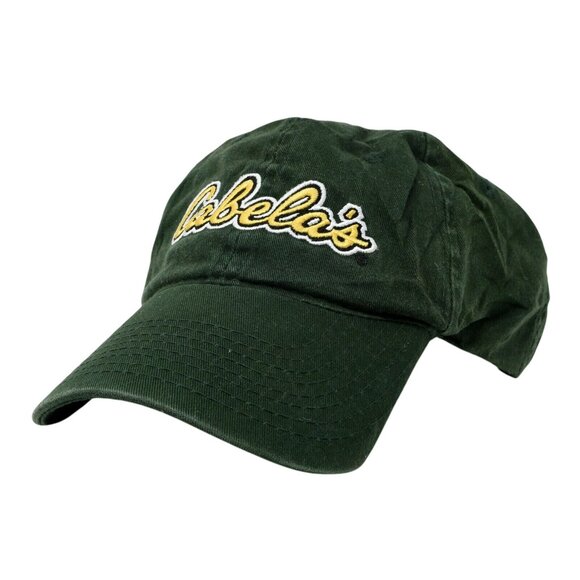 Cabelas Green Cotton Adjustable Baseball Cap - Picture 4 of 8